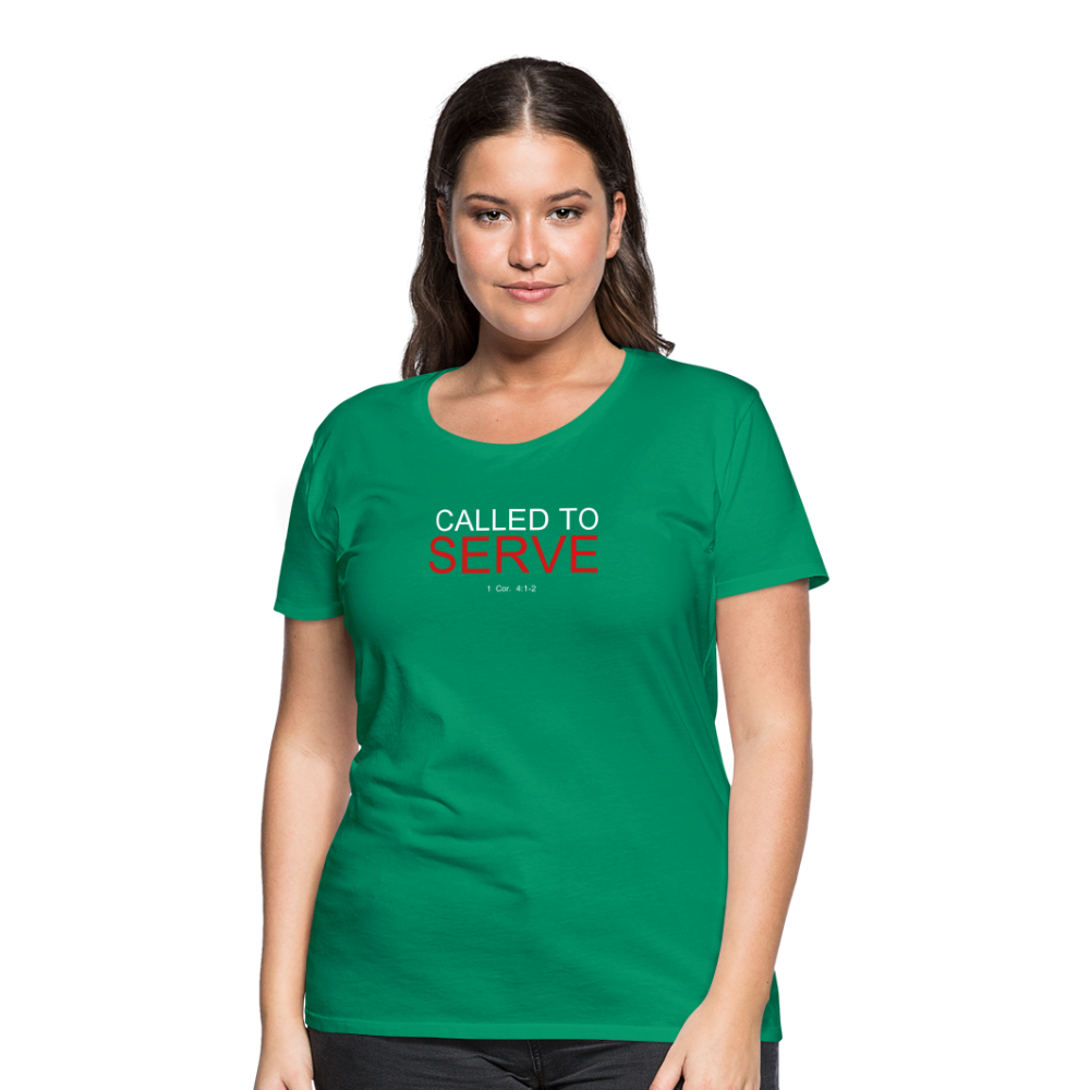 SERVE Women’s Premium T-Shirt - kelly green