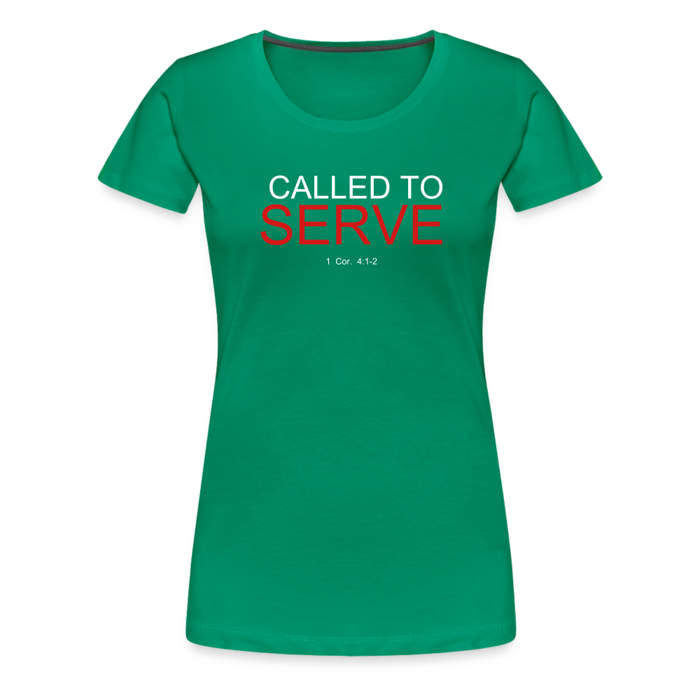 SERVE Women’s Premium T-Shirt - kelly green