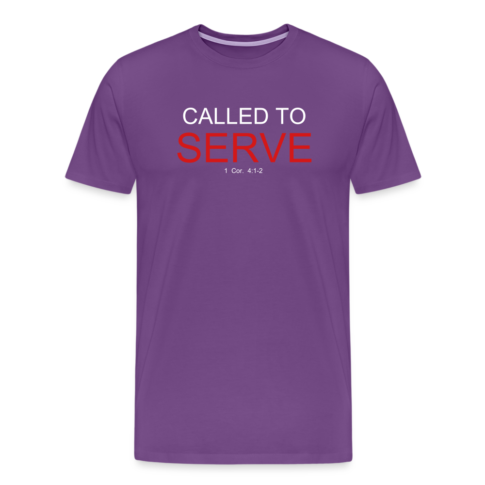 SERVE Men's Premium T-Shirt - purple