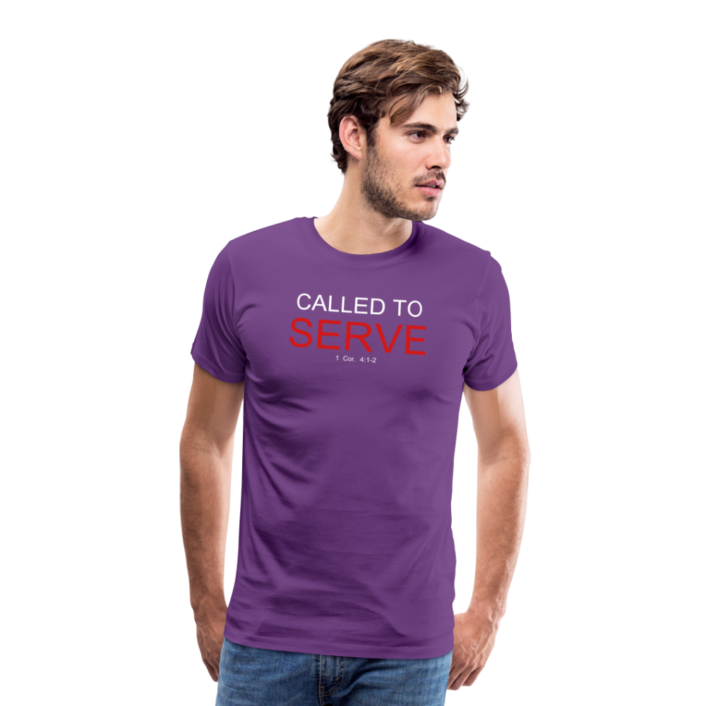 SERVE Men's Premium T-Shirt - purple