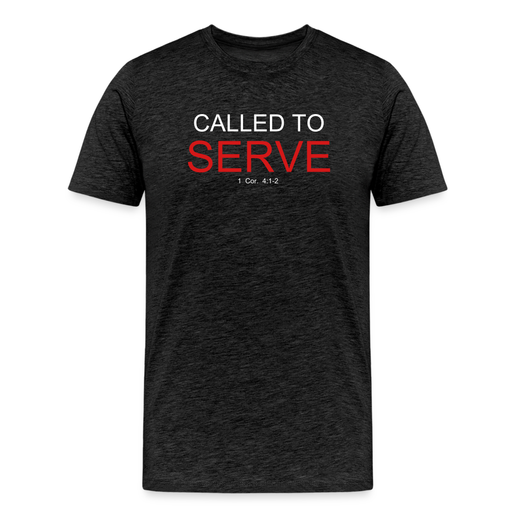 SERVE Men's Premium T-Shirt - charcoal grey
