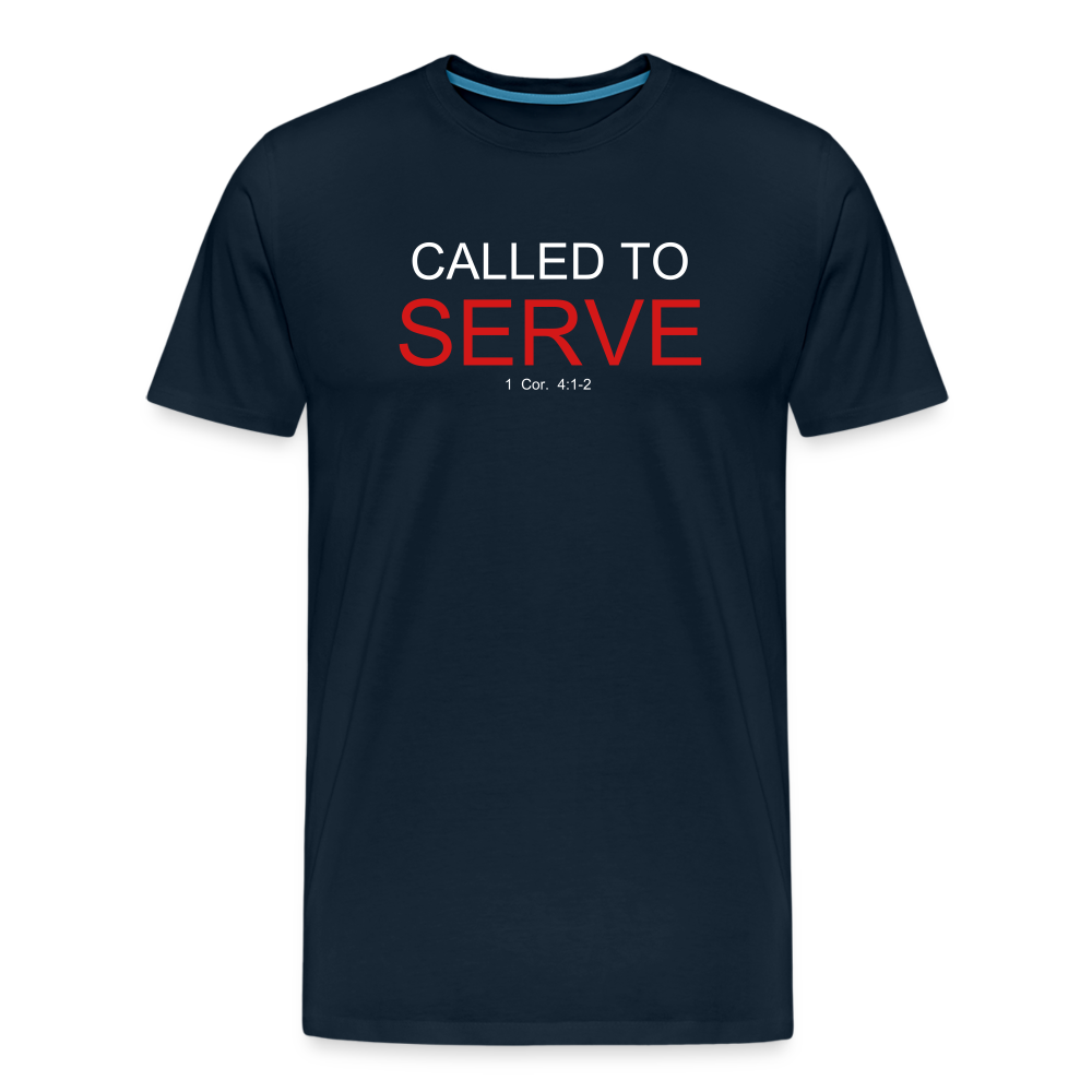 SERVE Men's Premium T-Shirt - deep navy