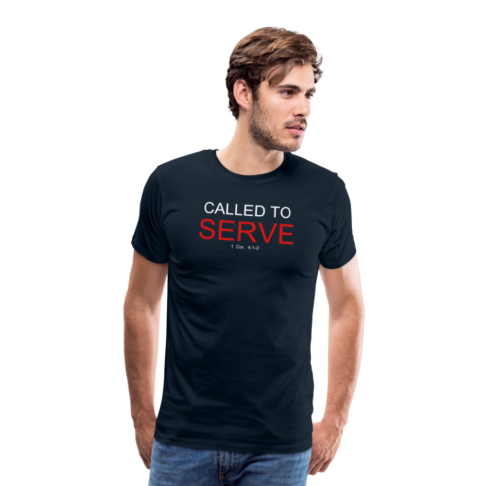 SERVE Men's Premium T-Shirt - deep navy