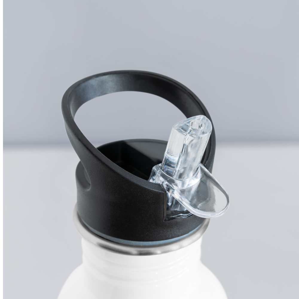 Created Water Bottle - white