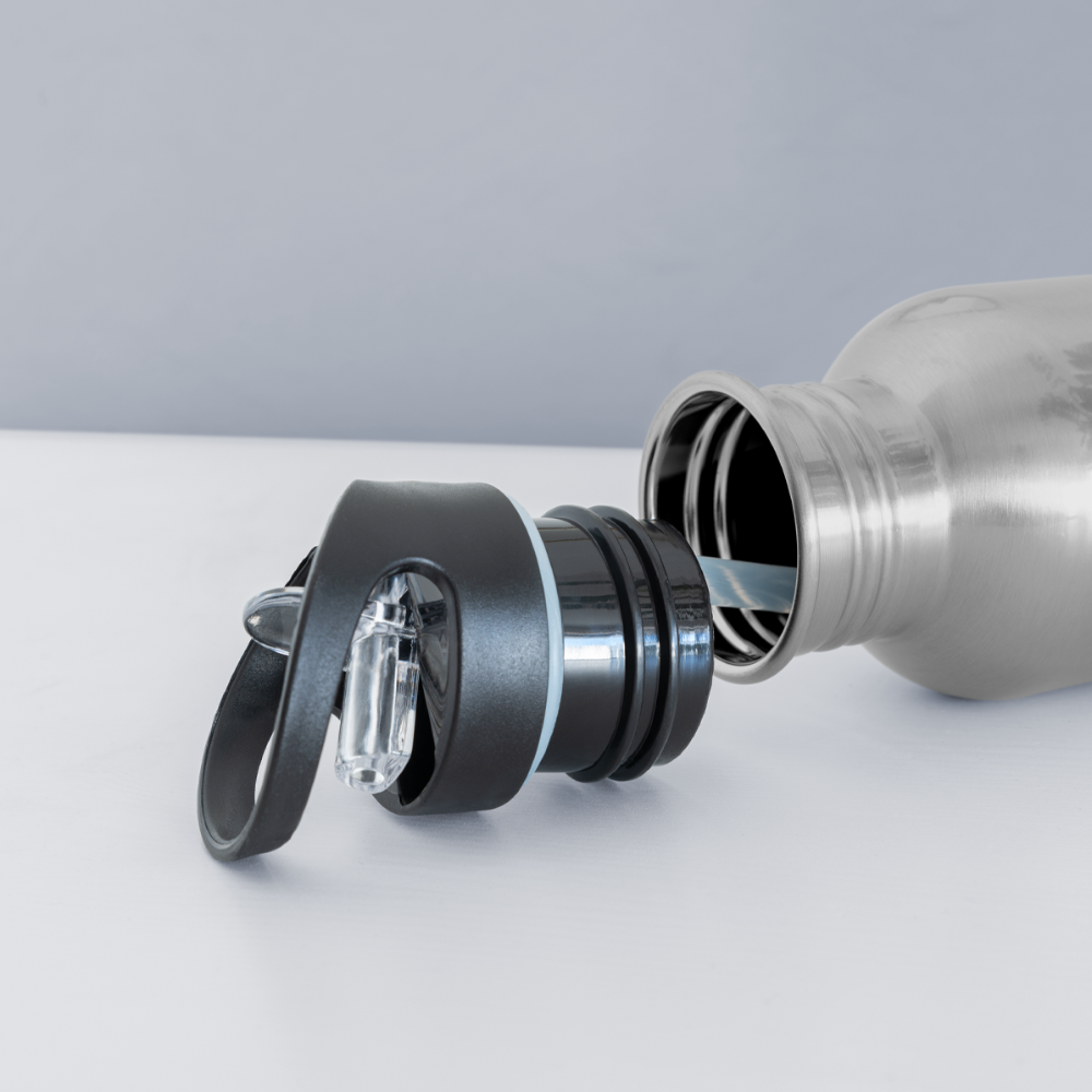 Created Water Bottle - silver