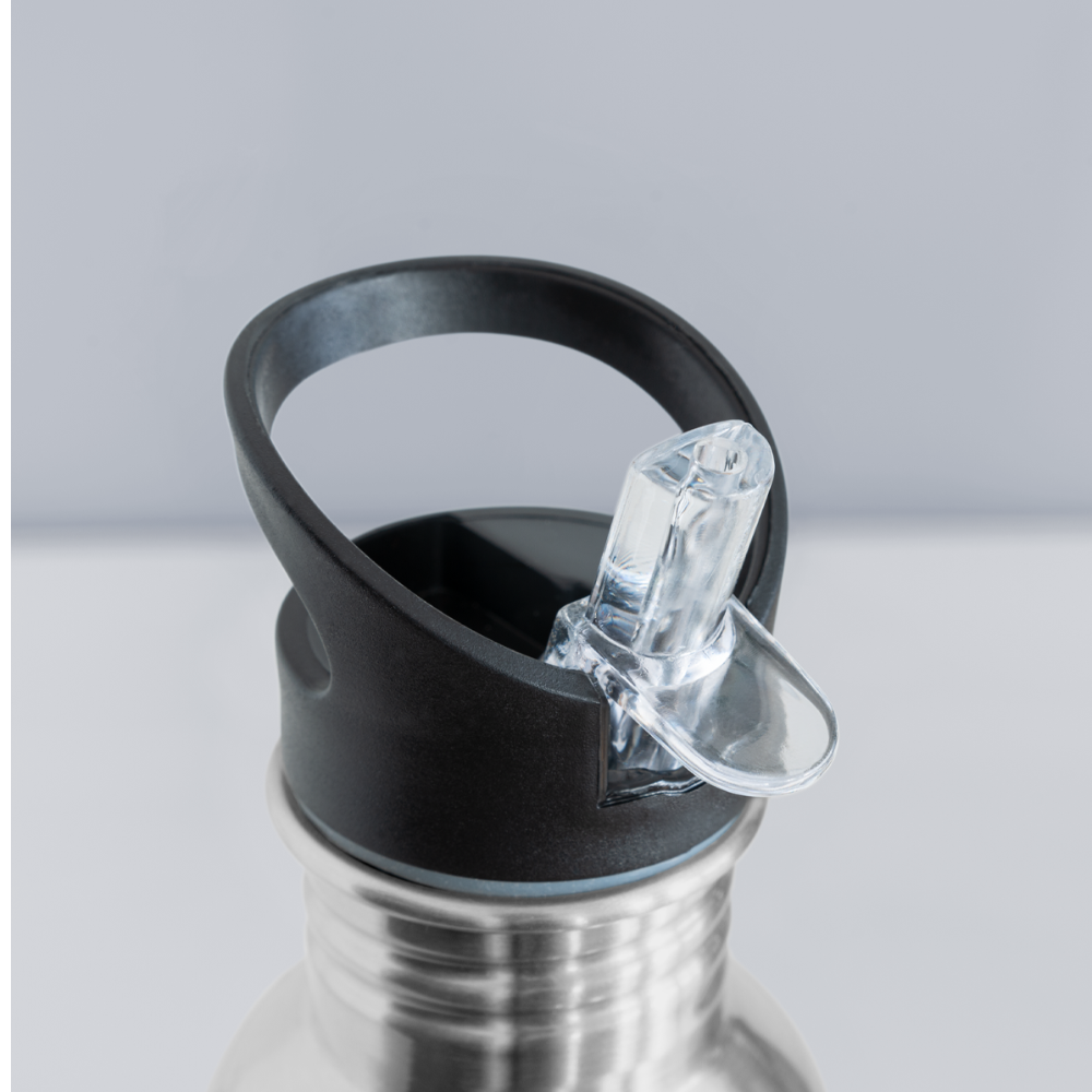 Created Water Bottle - silver