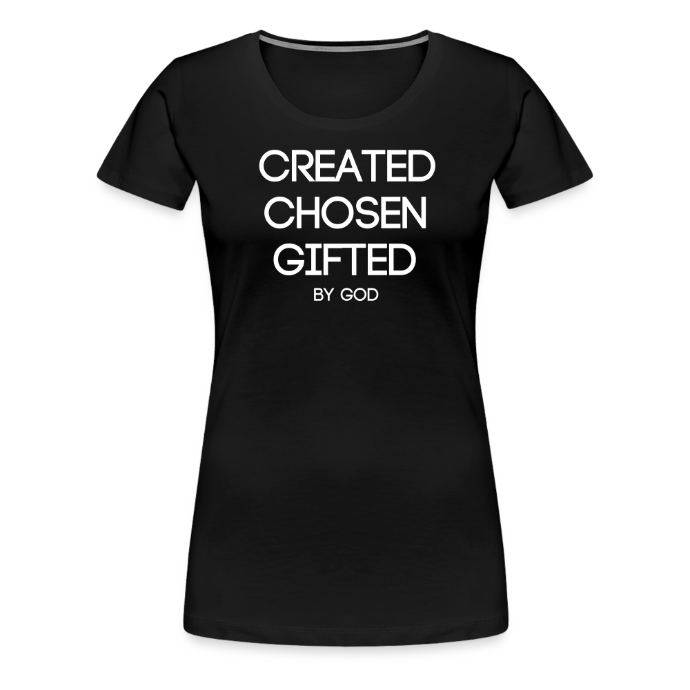 Created Women’s Premium T-Shirt - black