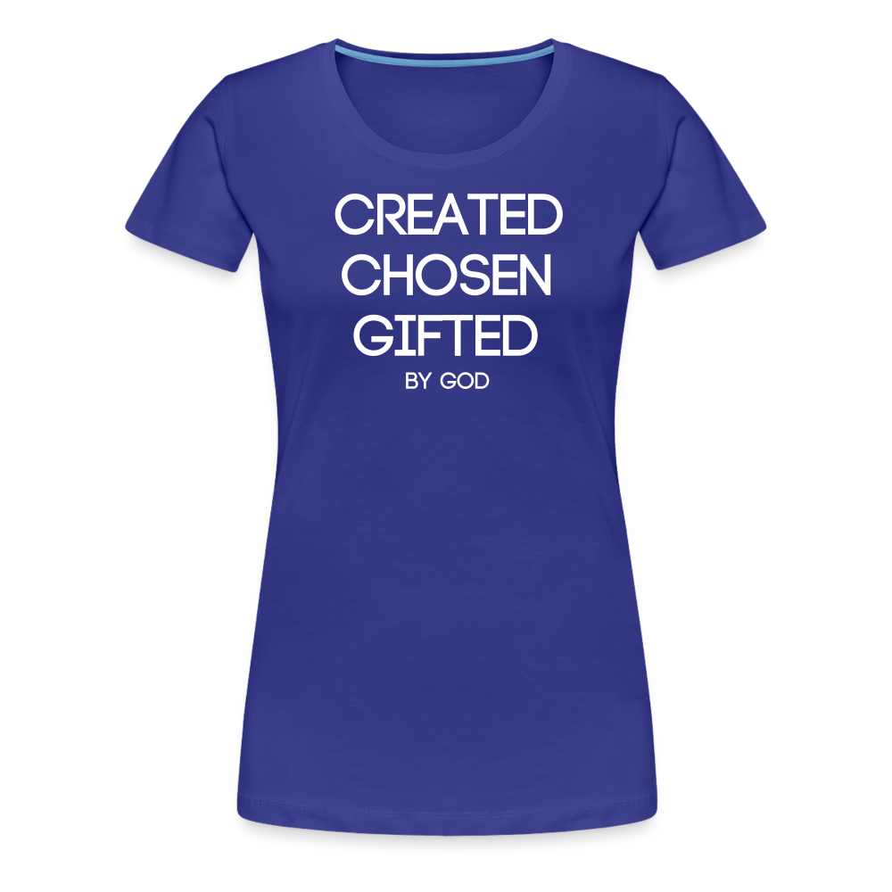 Created Women’s Premium T-Shirt - royal blue