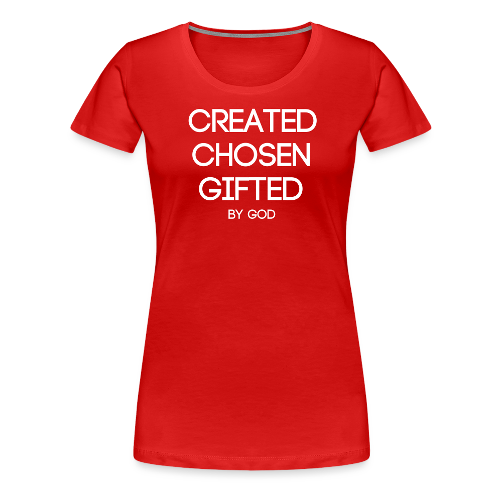 Created Women’s Premium T-Shirt - red