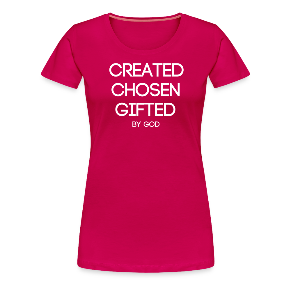 Created Women’s Premium T-Shirt - dark pink