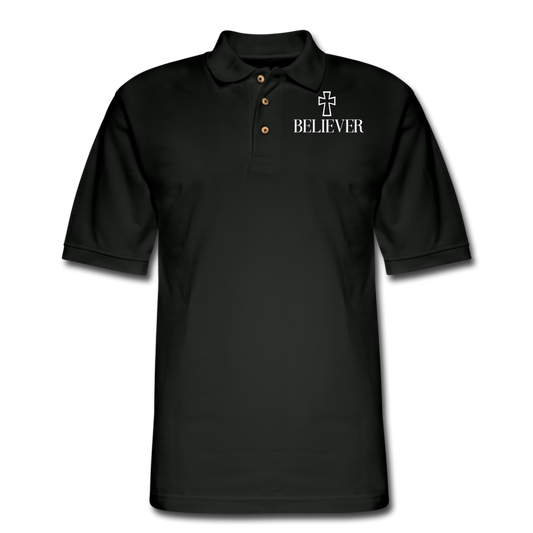 Believer Men's Pique Polo Shirt Elisheba M6:33