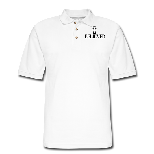 Believer Men's Pique Polo Shirt Elisheba M6:33