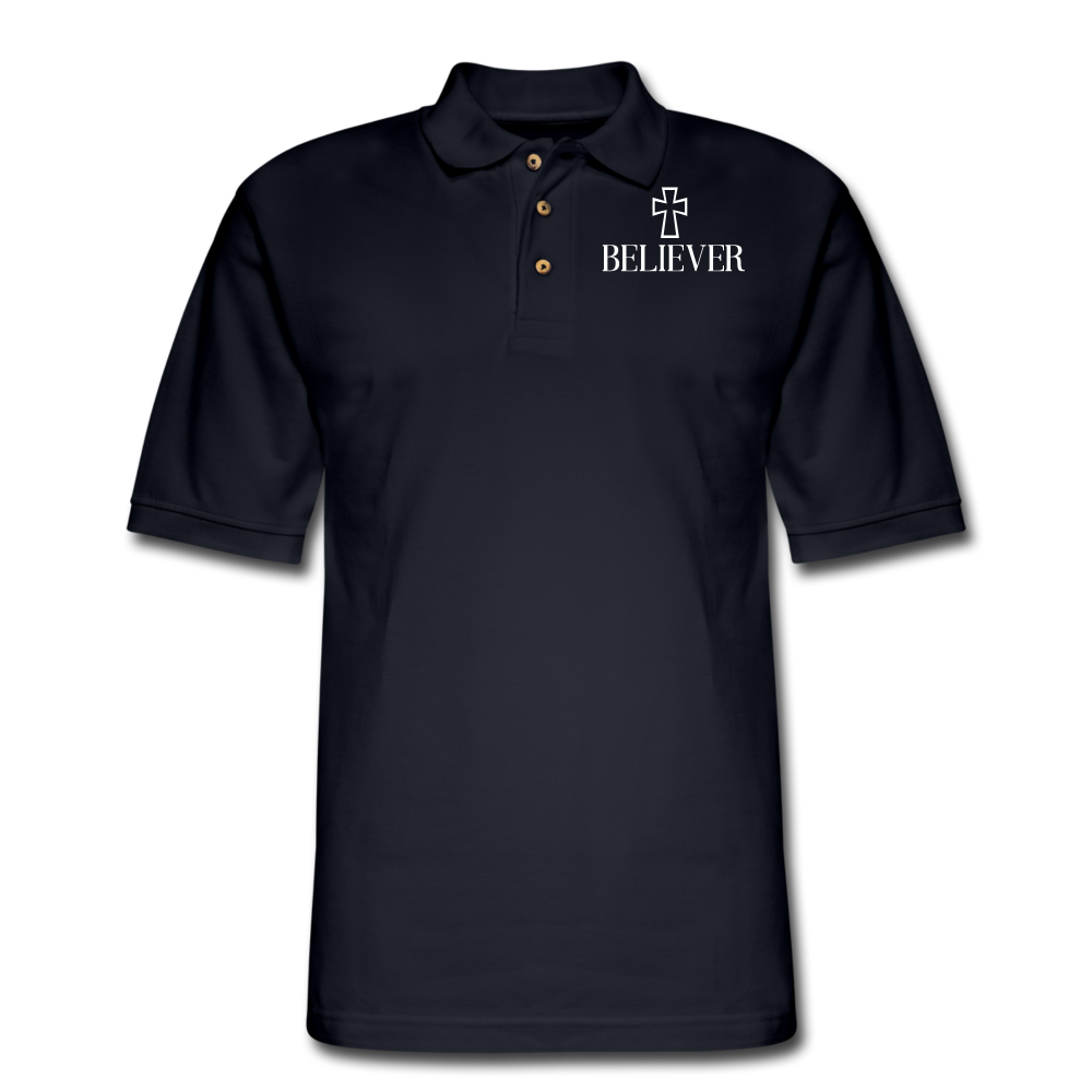 Believer Men's Pique Polo Shirt Elisheba M6:33