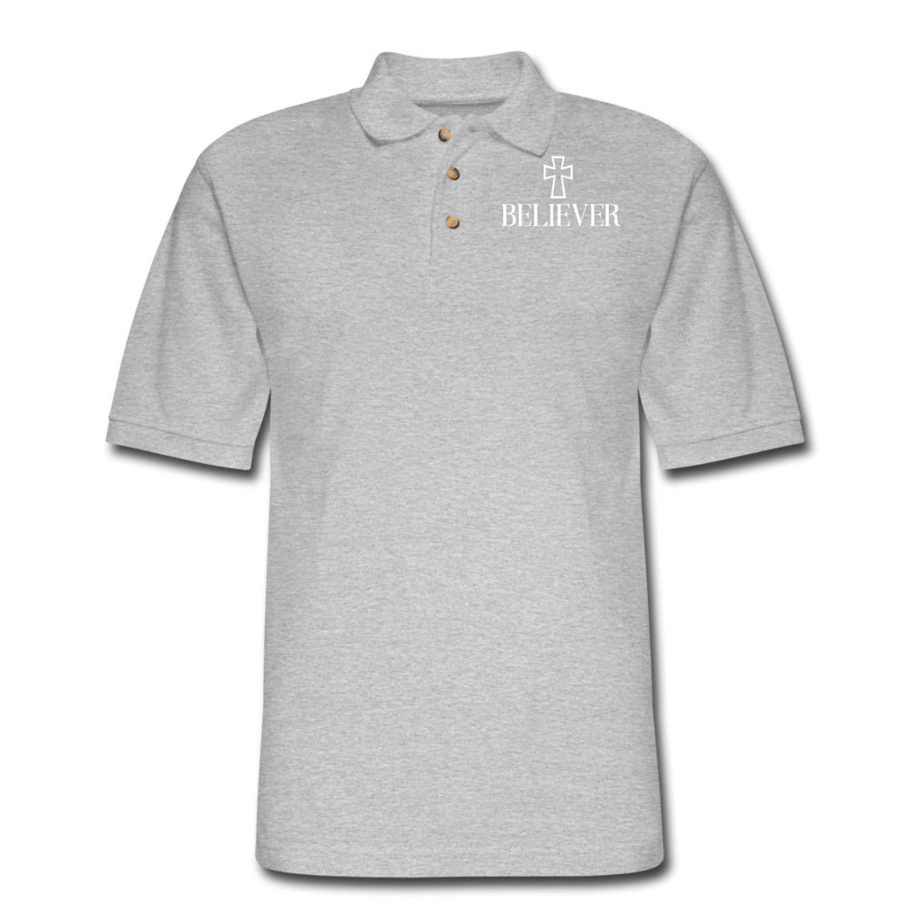 Believer Men's Pique Polo Shirt Elisheba M6:33