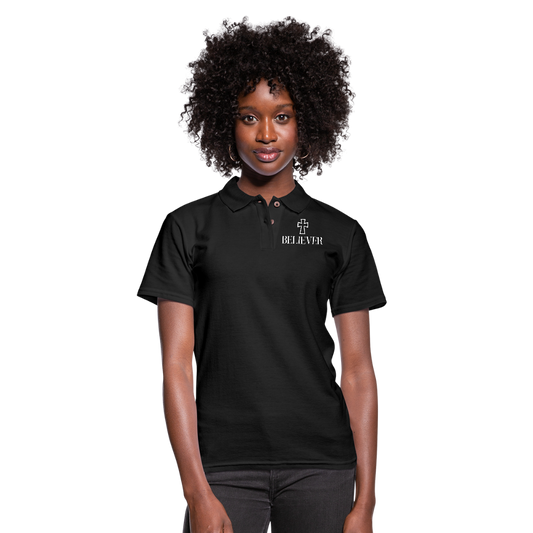 Believer Women's Pique Polo Shirt Elisheba M6:33
