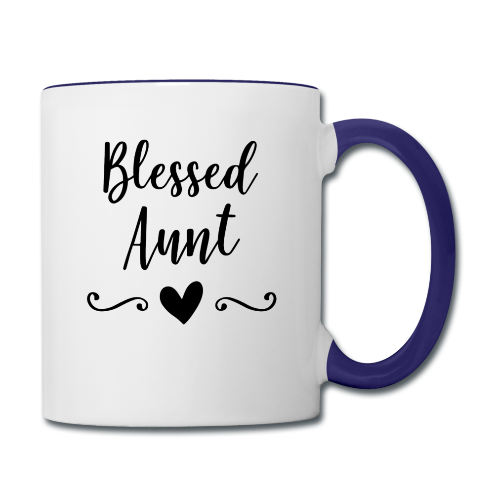 Blessed Aunt Contrast Coffee Mug Elisheba M6:33