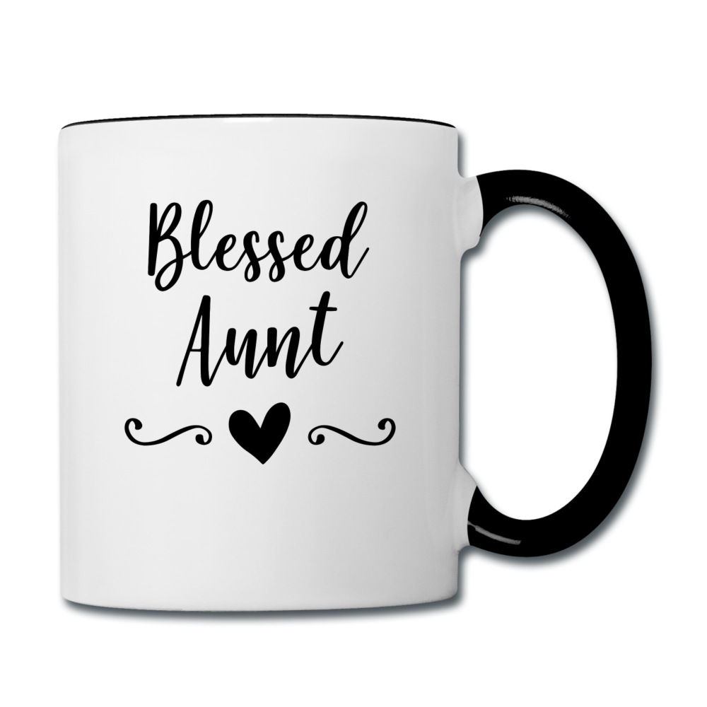 Blessed Aunt Contrast Coffee Mug Elisheba M6:33