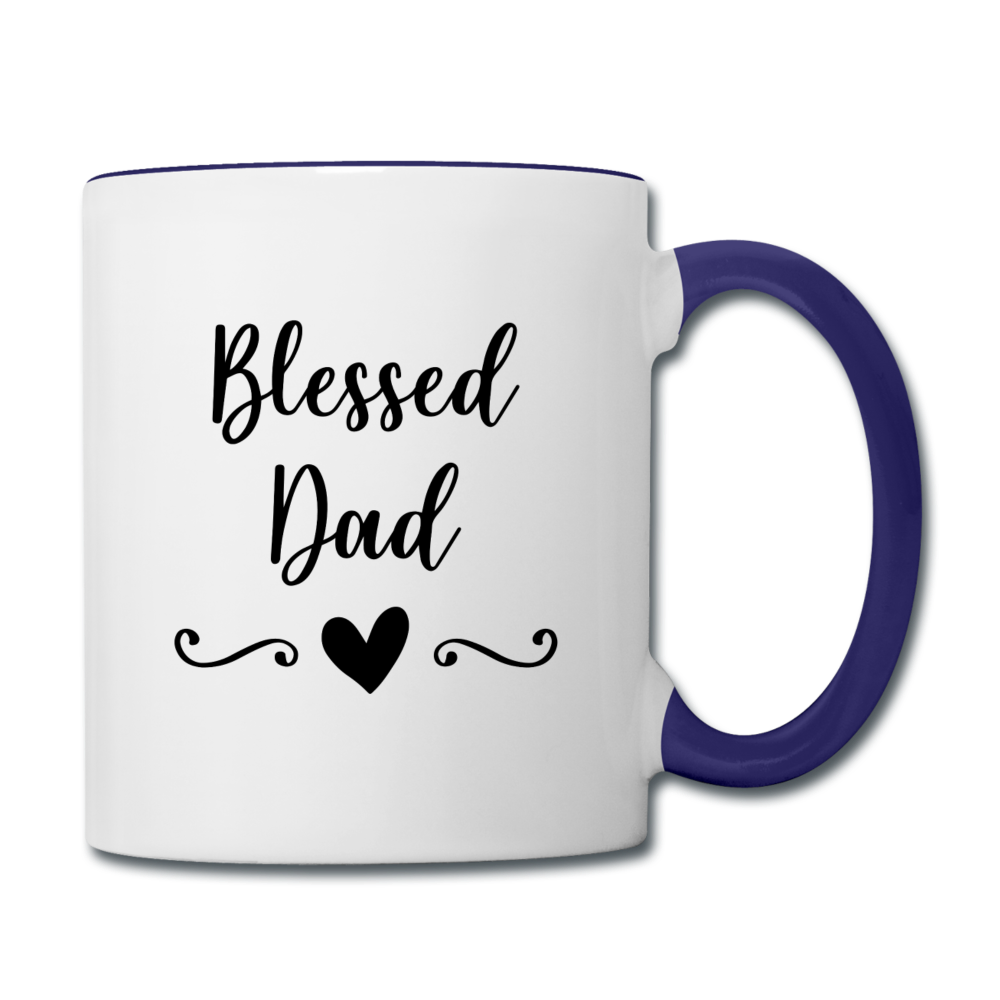 Blessed Dad Contrast Coffee Mug Elisheba M6:33