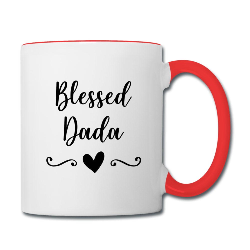 Blessed Dada Contrast Coffee Mug Elisheba M6:33