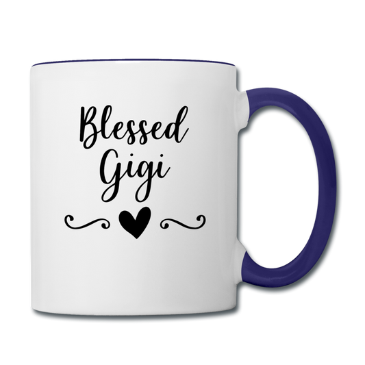 Blessed Gigi Contrast Coffee Mug Elisheba M6:33