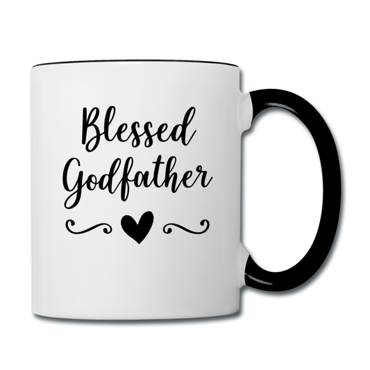 Blessed Godfather Contrast Coffee Mug Elisheba M6:33