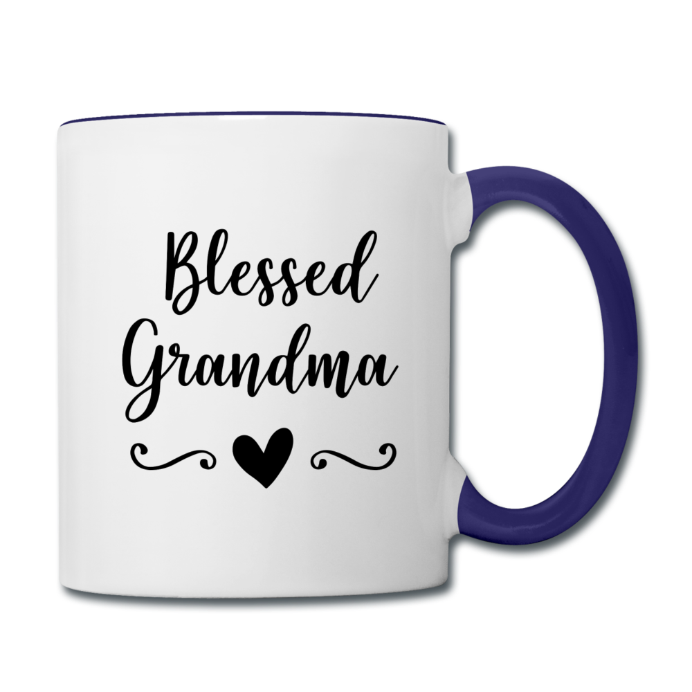 Blessed Grandma Contrast Coffee Mug Elisheba M6:33