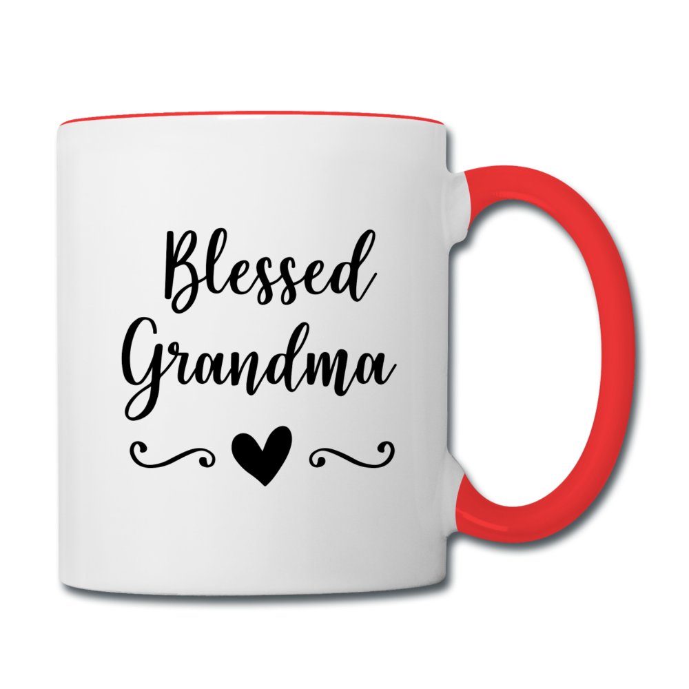 Blessed Grandma Contrast Coffee Mug Elisheba M6:33
