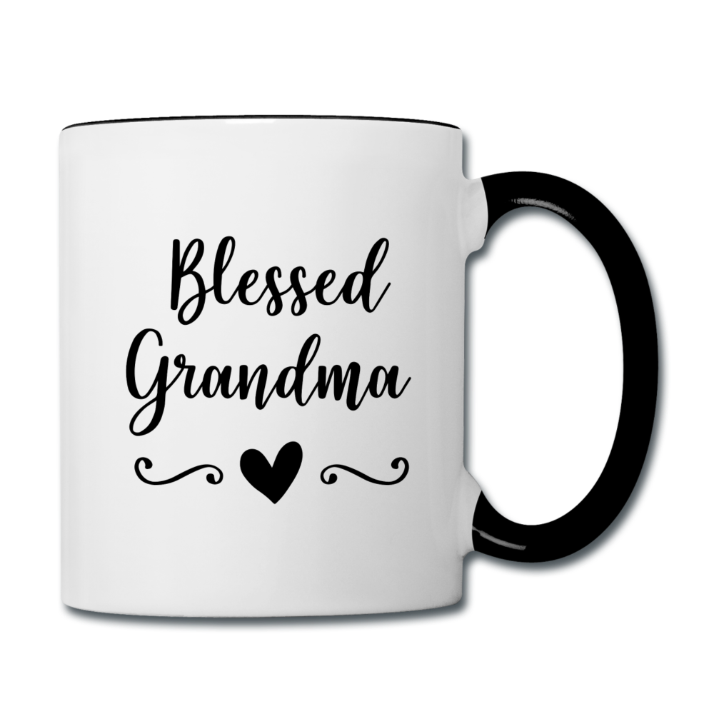Blessed Grandma Contrast Coffee Mug Elisheba M6:33