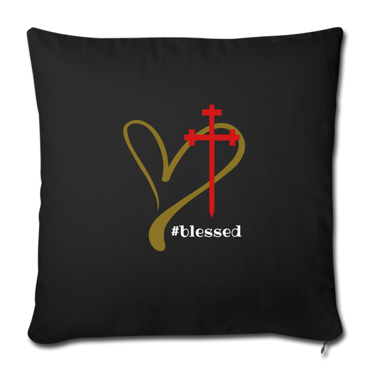 Blessed Throw Pillow Cover Elisheba M6:33
