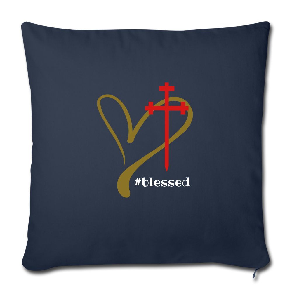 Blessed Throw Pillow Cover Elisheba M6:33