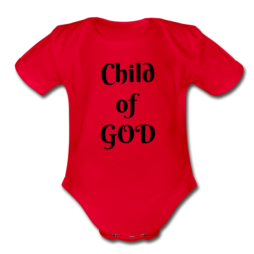 Child of God Organic Short Sleeve Baby Bodysuit Elisheba M6:33