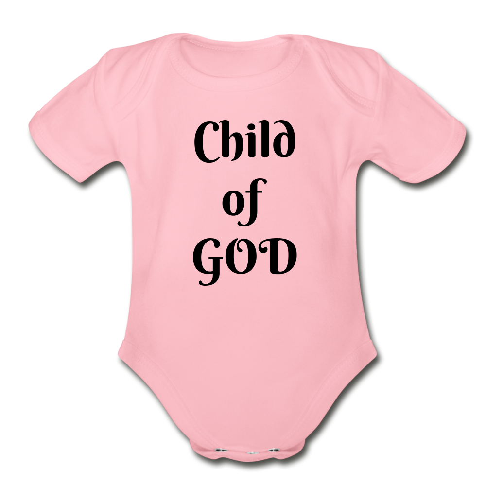 Child of God Organic Short Sleeve Baby Bodysuit Elisheba M6:33