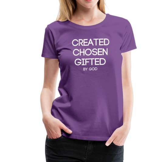 Created Women’s Premium T-Shirt Elisheba M6:33