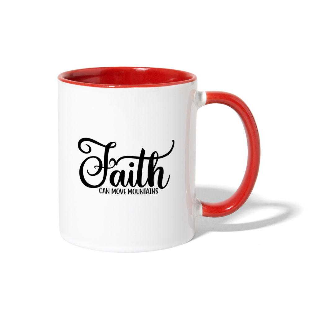 Faith Can Move Contrast Coffee Mug Elisheba M6:33