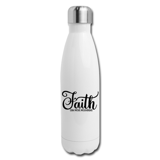 Faith Can Move Insulated Stainless Steel Water Bottle Elisheba M6:33
