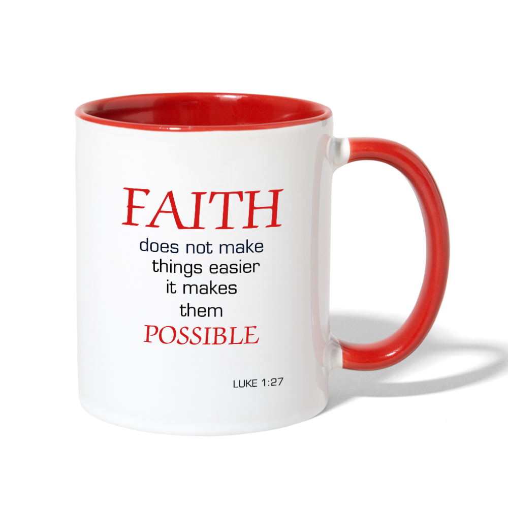 Faith Contrast Coffee Mug Elisheba M6:33
