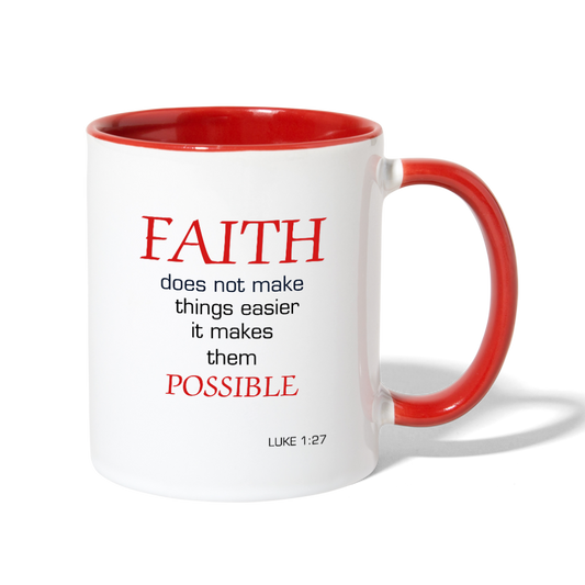 Faith Contrast Coffee Mug Elisheba M6:33