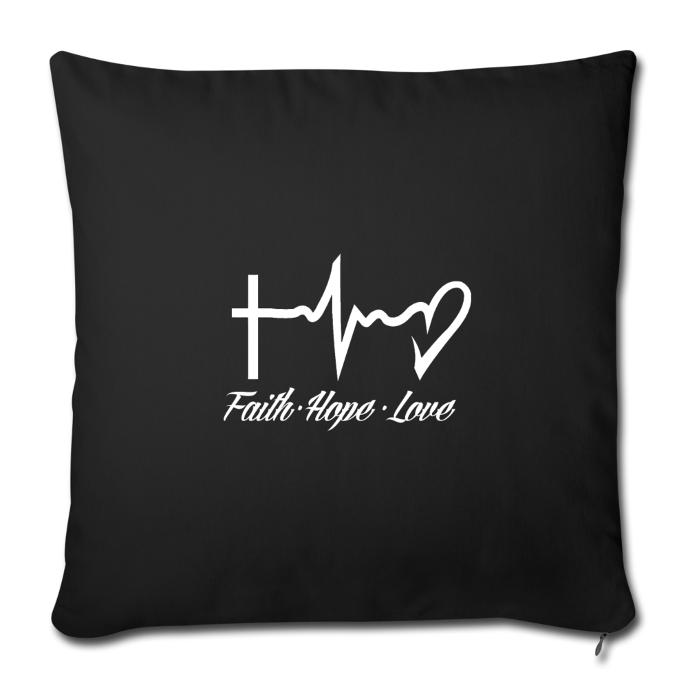 Faith Hope Love Throw Pillow Cover Elisheba M6:33