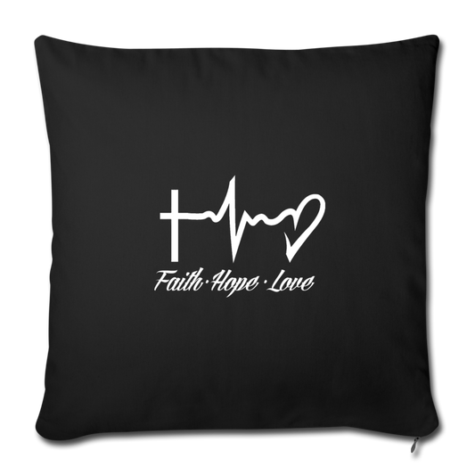 Faith Hope Love Throw Pillow Cover Elisheba M6:33