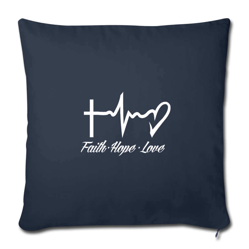 Faith Hope Love Throw Pillow Cover Elisheba M6:33
