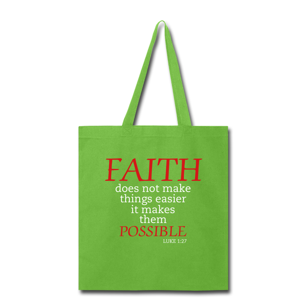 Faith Tote Bag Elisheba M6:33