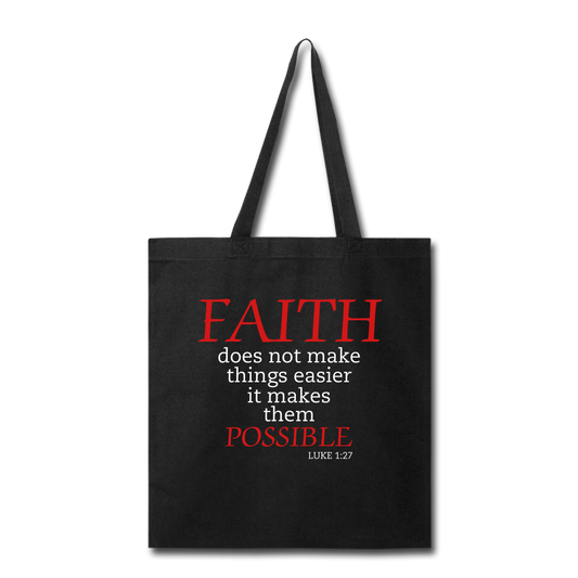 Faith Tote Bag Elisheba M6:33