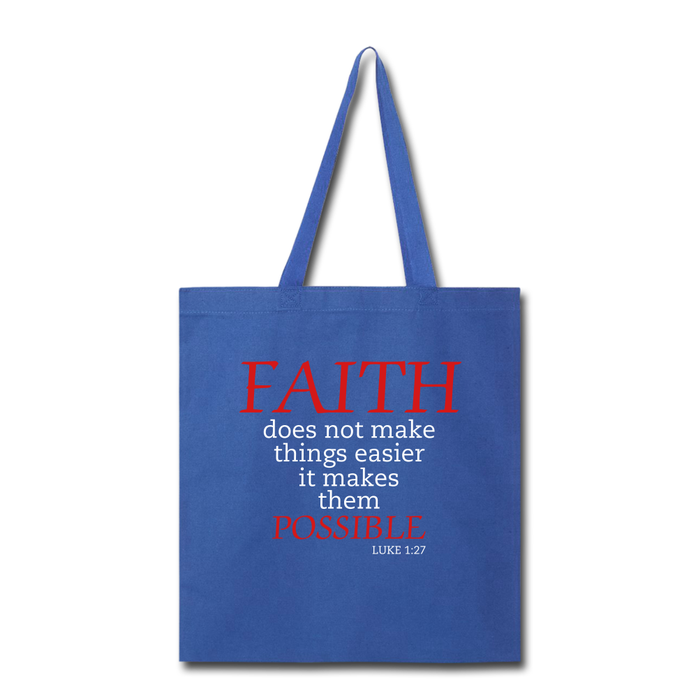Faith Tote Bag Elisheba M6:33