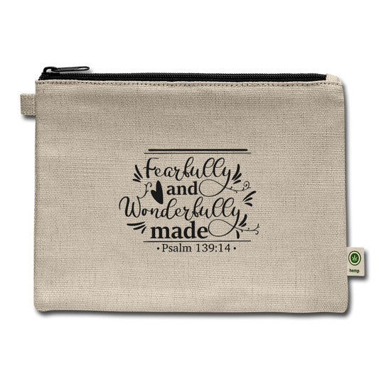 Fearfully & Wonderfully Made Carry All Pouch Elisheba M6:33