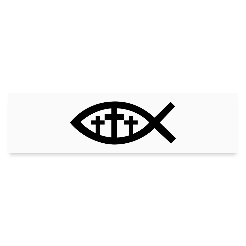 Fish Bumper Sticker Elisheba M6:33