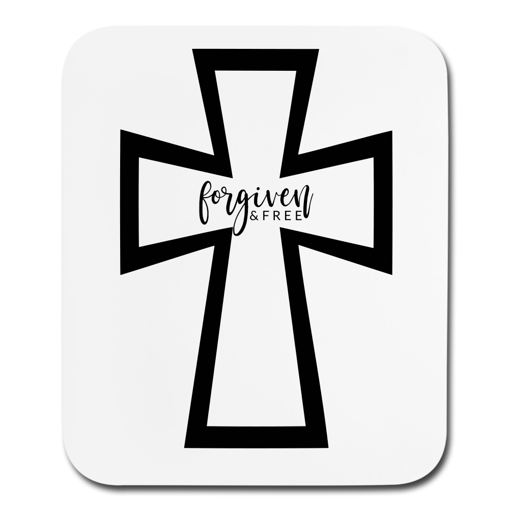 Forgiven & Free Mouse pad Vertical Elisheba M6:33