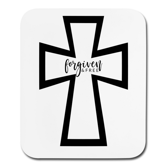 Forgiven & Free Mouse pad Vertical Elisheba M6:33