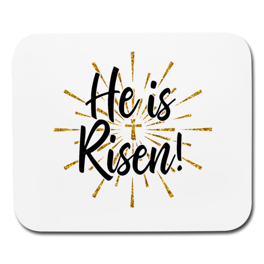 He Is Risen Mouse pad Horizontal Elisheba M6:33