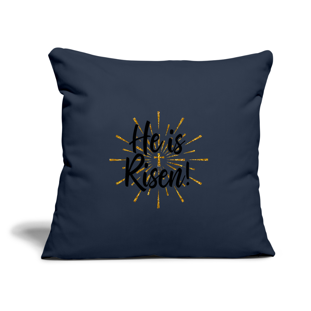 He Is Risen Throw Pillow Cover 18” x 18” Elisheba M6:33