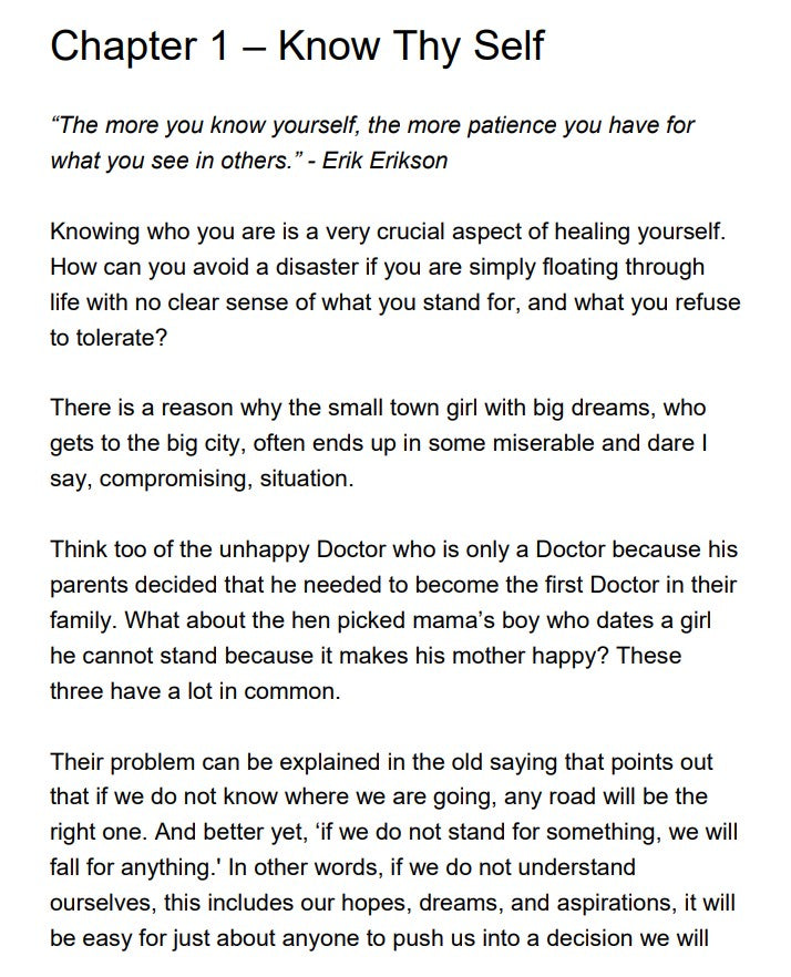 Heal Thyself (Paperback) Elisheba M6:33